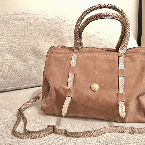 Maledetti Toscani soft suede satchel. - Picture 1 of 6